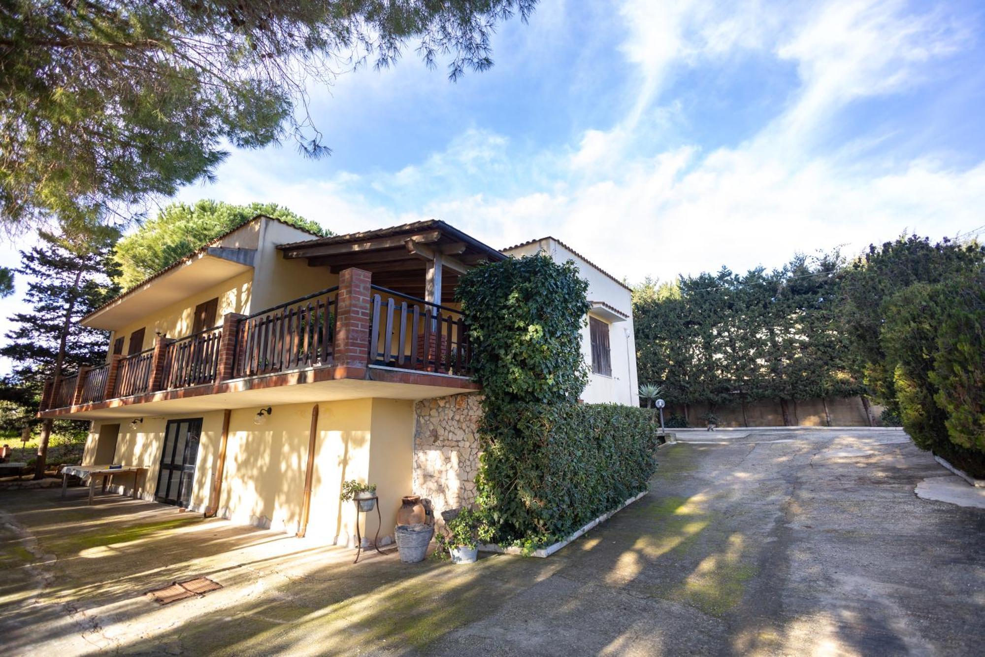 Casa Caronia Villa Valderice Buitenkant foto